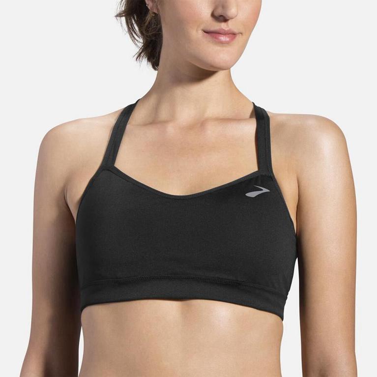 Brooks Uprise Crossback Running Bra - Women's - Grey (21356-JTKL)